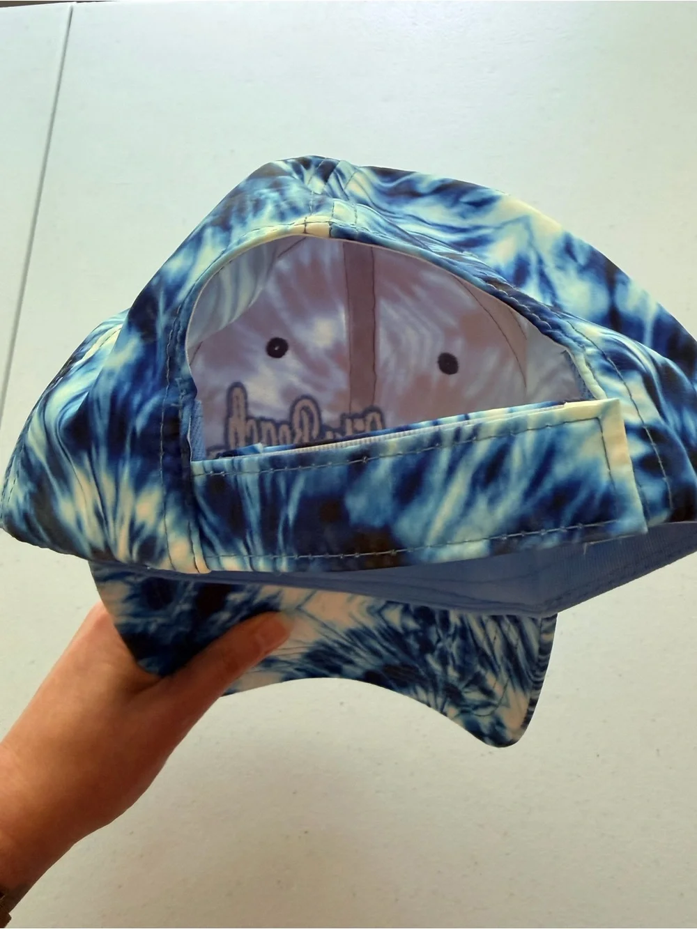 Tie-Dye Blue Panama City Beach Baseball Cap